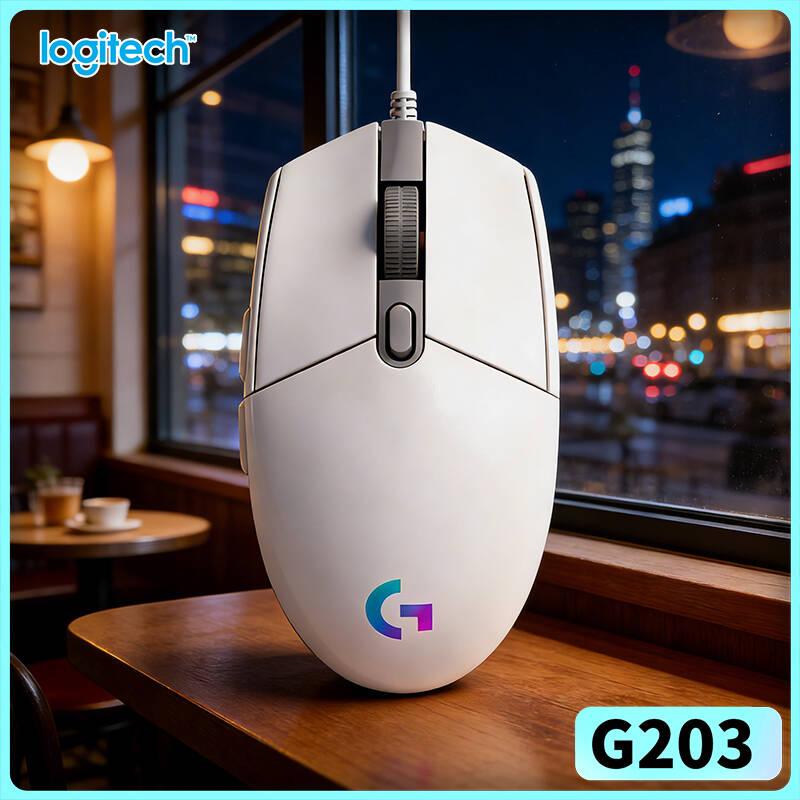 Logitech Mouse G203 - 로지텍 G203 유선 게이밍 마우스 RGB