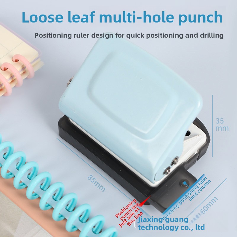 Binding Machine Comb - 6홀 미니 창의적인 소형 펀치, 핸드북
