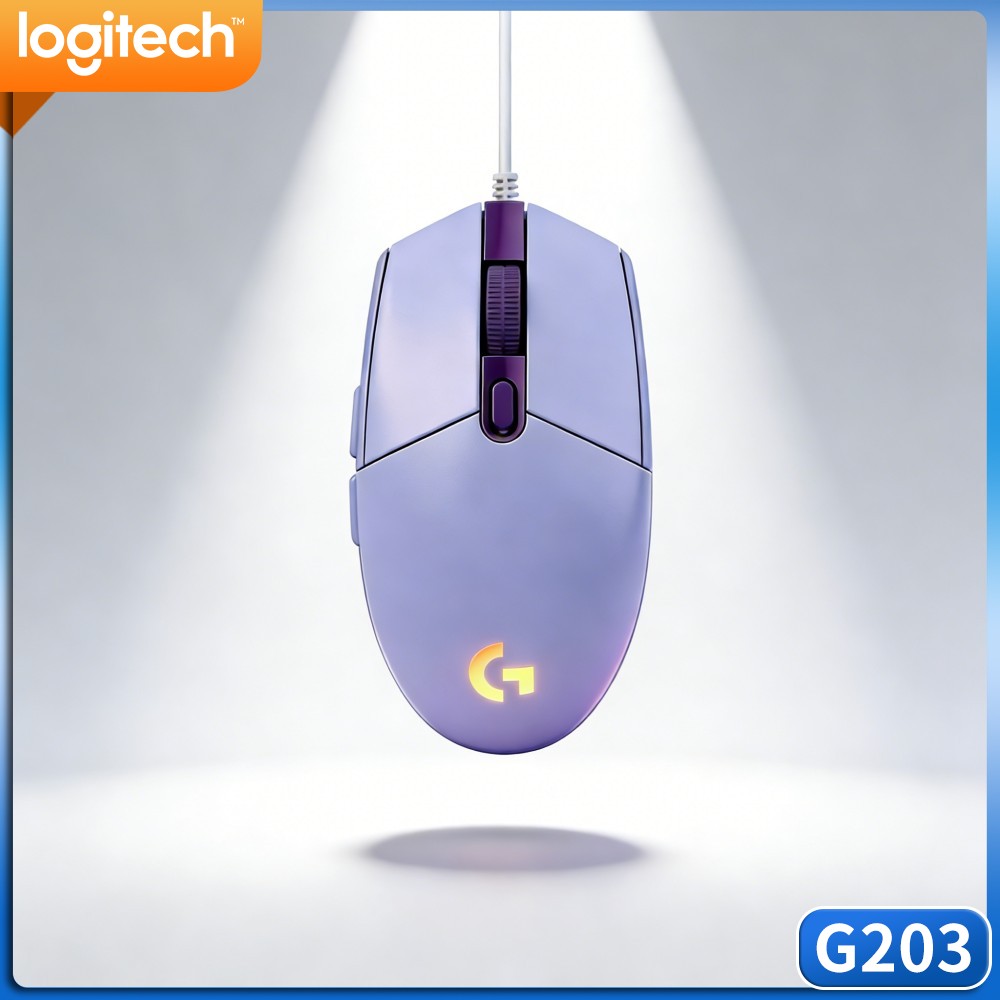 Logitech Mouse G203 - 로지텍 G203 유선 게이밍 마우스 RGB