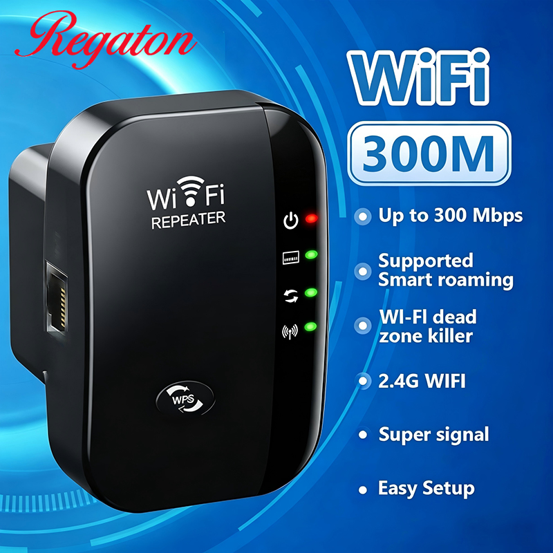 Office Technologies - 무선 300M 2.4GHz WiFi 범위 확장기,