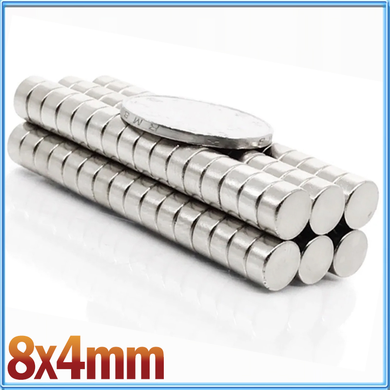 Office Technologies - 라운드 8x4mm 자석 10/50/200/1000pcs 8*4mm 액세서리