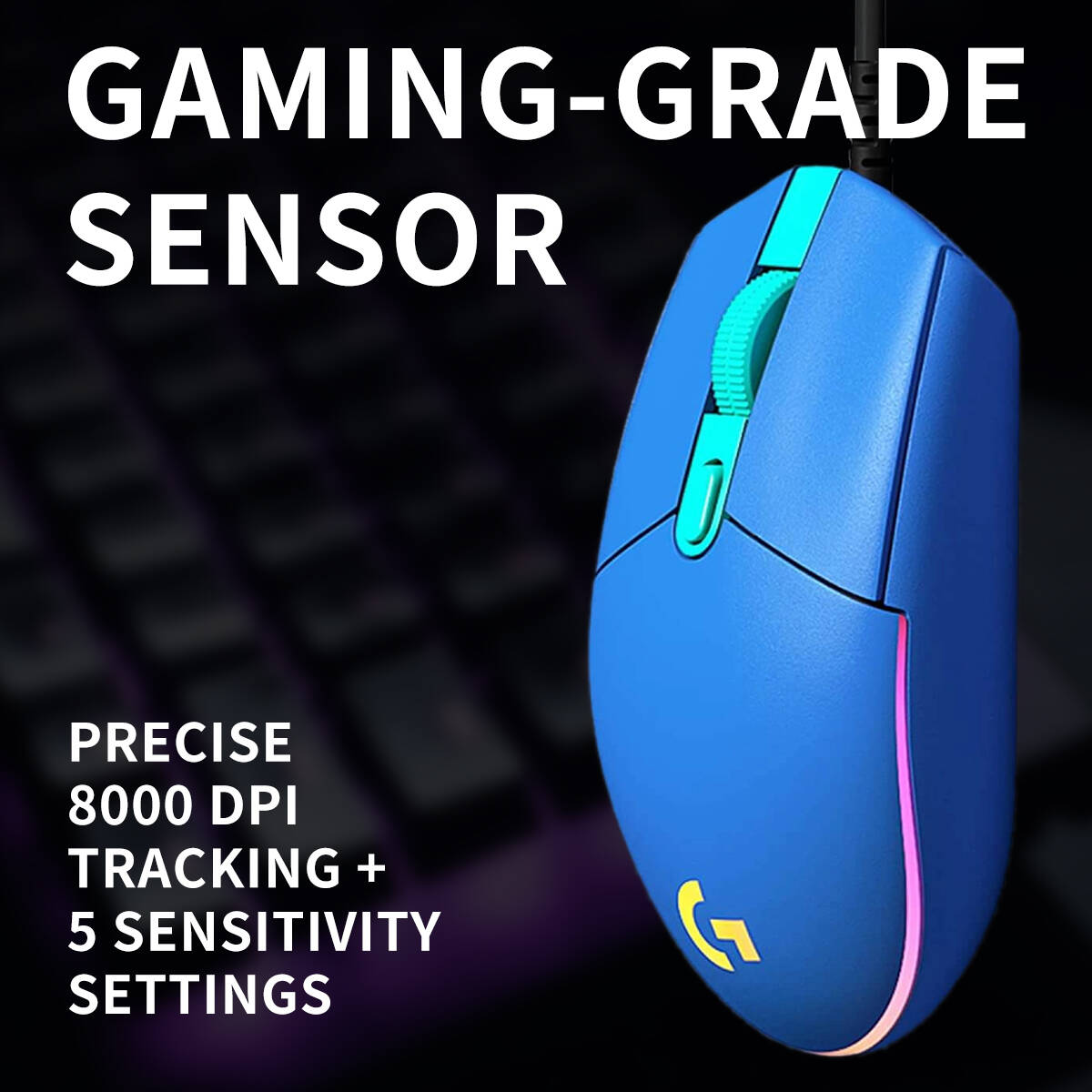 로지텍 G203 유선 게이밍 마우스 내구성 있는 케이스 - Logitech Mouse G203 리뷰 및 가격