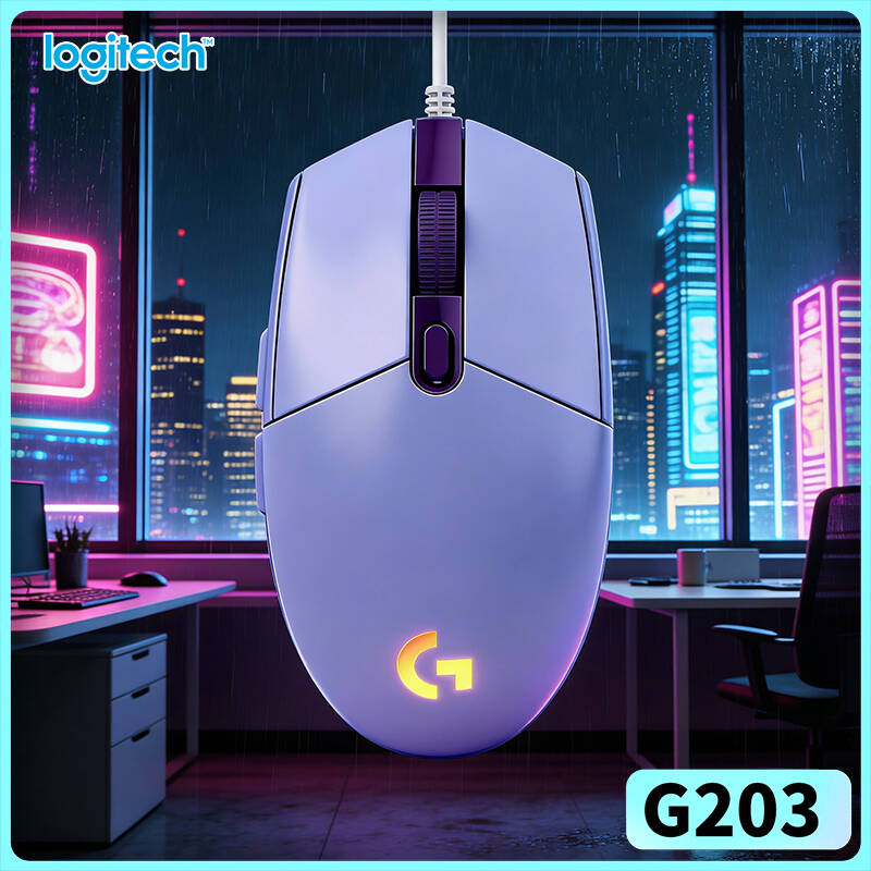 로지텍 G203 게이밍 마우스 8000 DPI 센서 R - Logitech Mouse G203 리뷰 및 가격