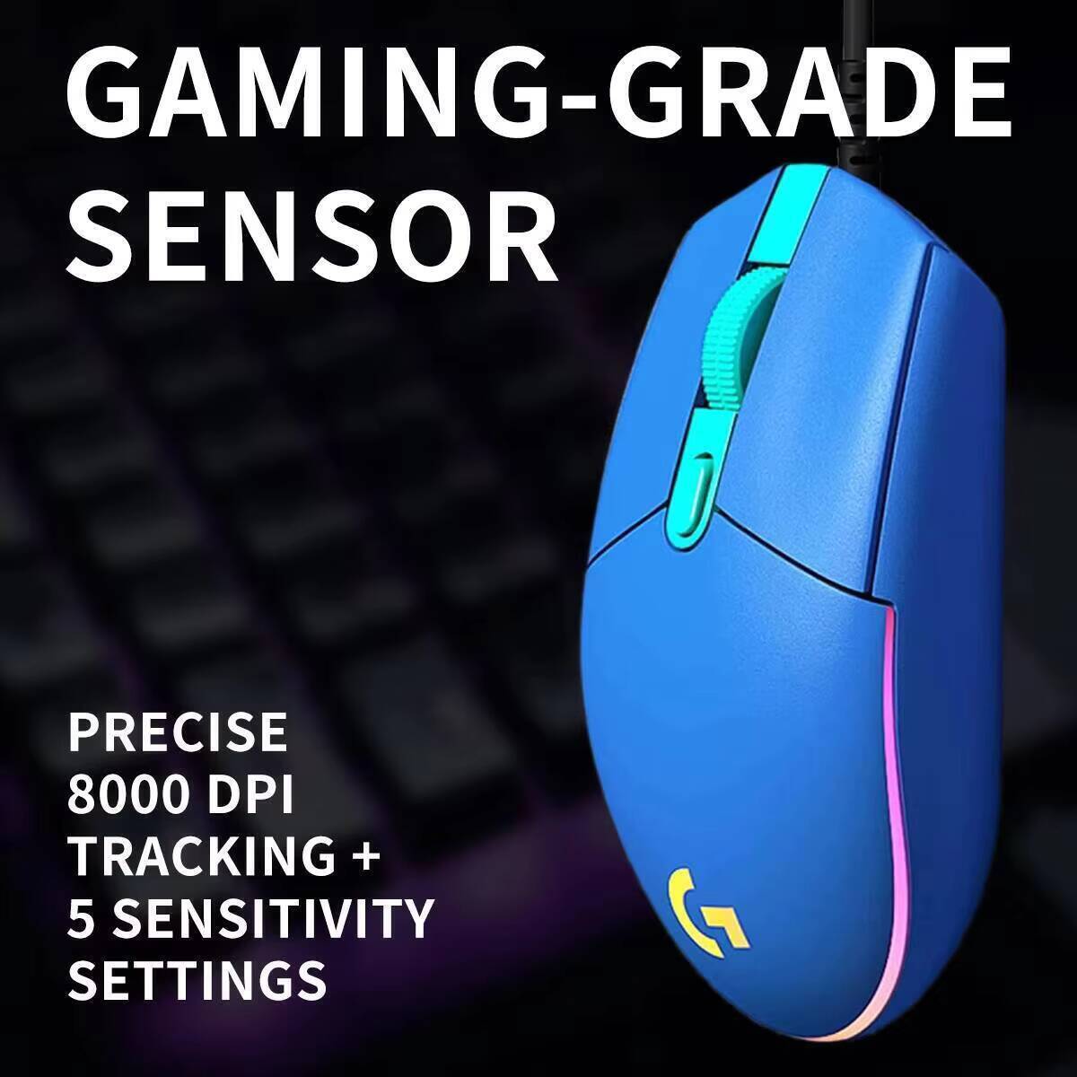 로지텍 G203 프로디지 유선 게이밍 마우스 200-8 - Logitech Mouse G203 리뷰 및 가격