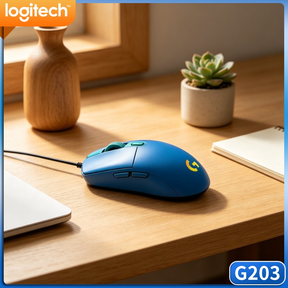 로지텍 G203 유선 게이밍 마우스 스내피 버튼 피드백 - Logitech Mouse G203 리뷰 및 가격