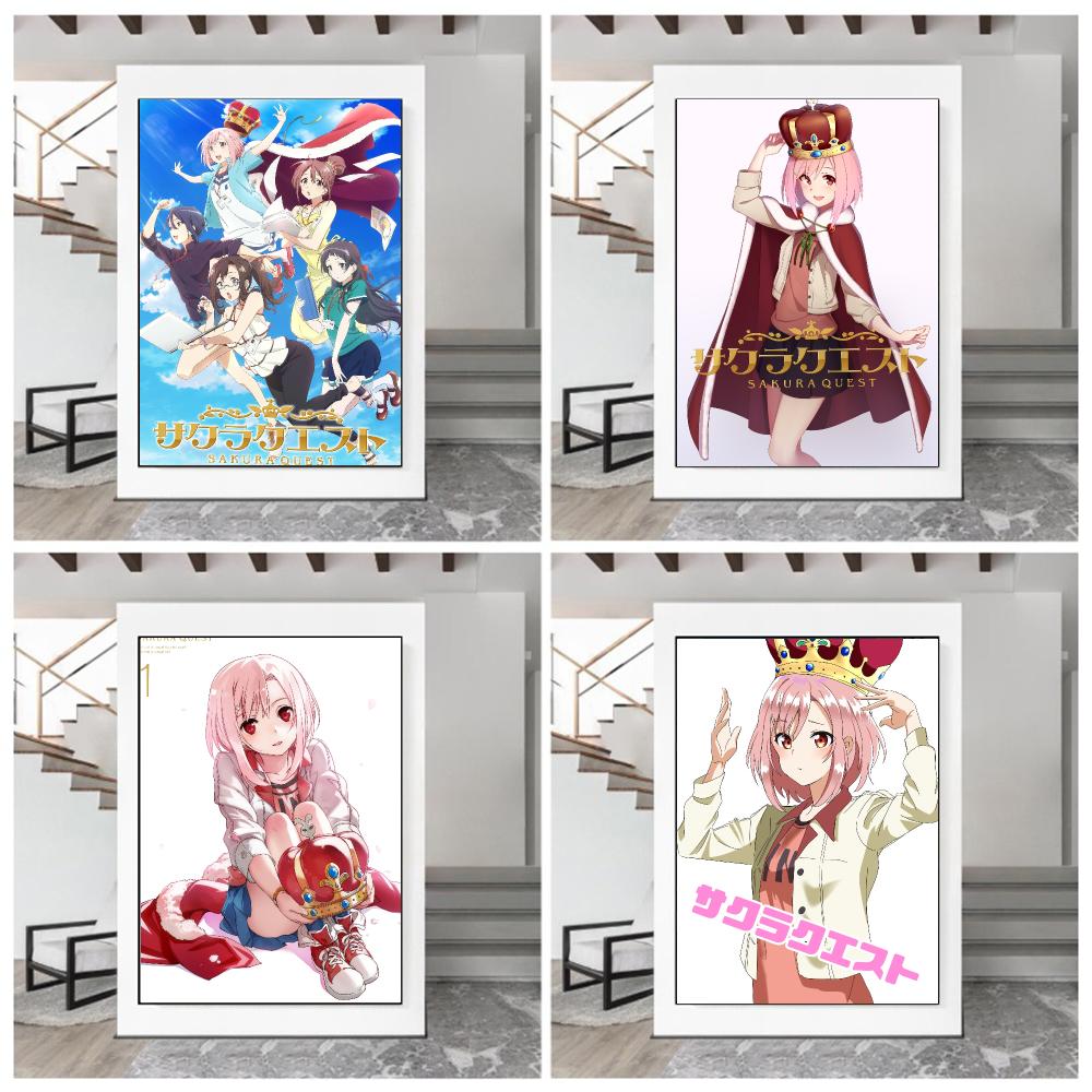 애니메이션 S-사쿠라 퀘스트-T 포스터, 거실, 카페, - Office Quest 리뷰 및 가격