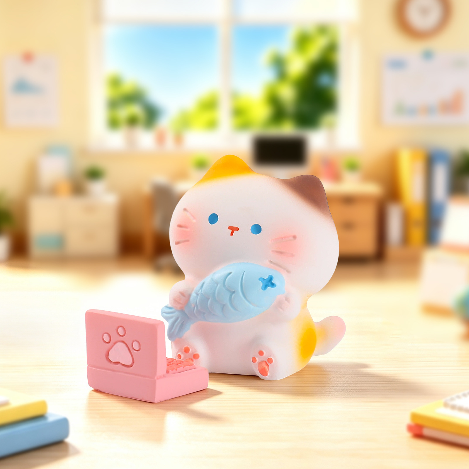 일하는 고양이 레진 블라인드 박스 뮤우 인형 창의적인  - Office Technician 리뷰 및 가격