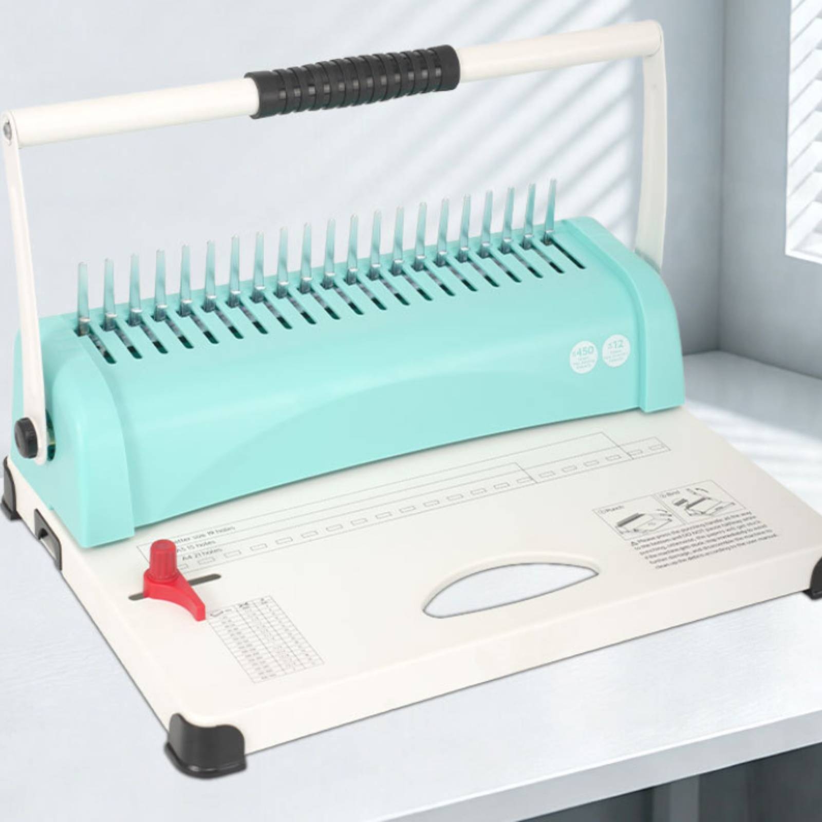 데스크탑용 간편한 사용법의 21구멍 바인더 제본기, 사 - Binding Machine Comb 리뷰 및 가격