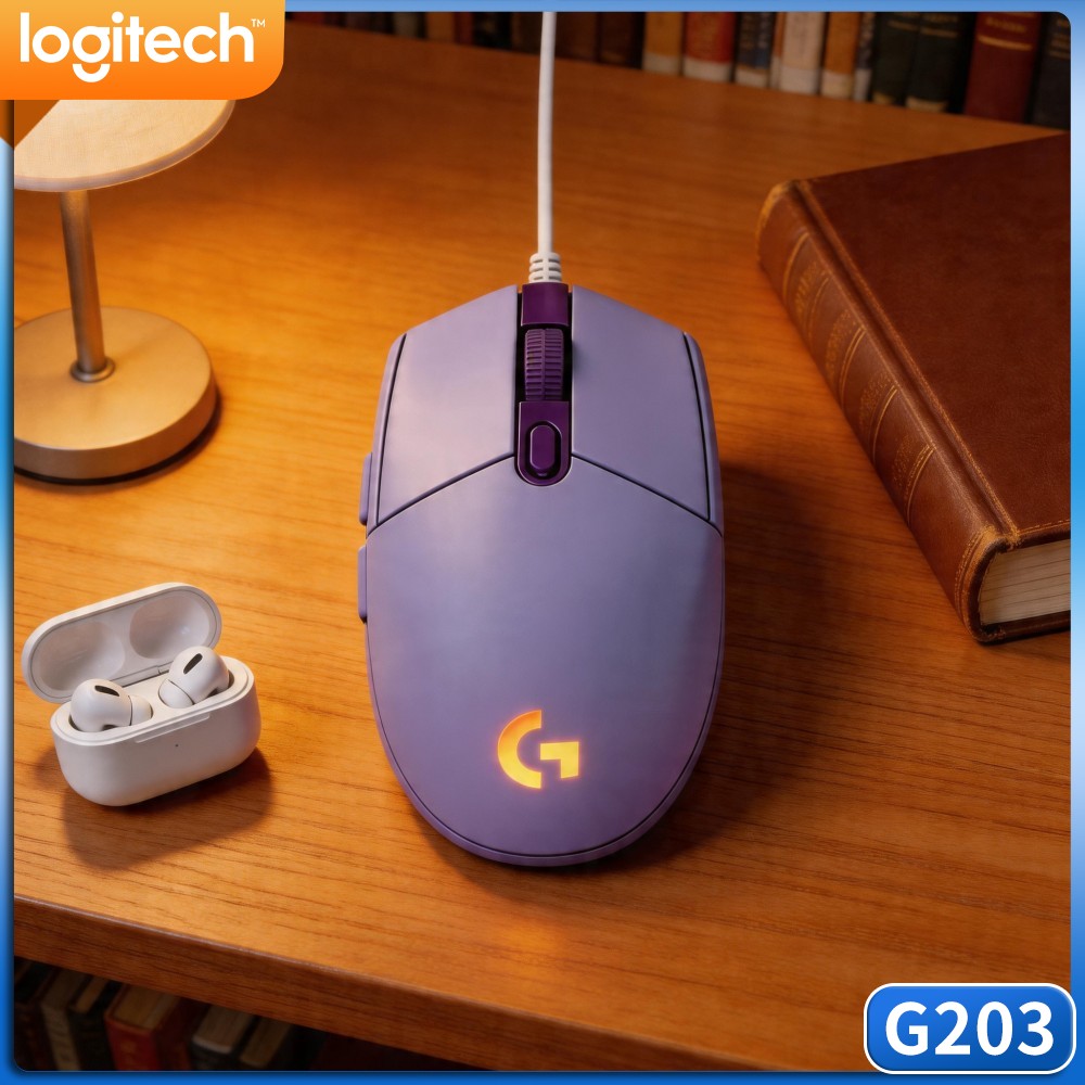 로지텍 G203 유선 게이밍 마우스 견고한 구조 반응성 - Logitech Mouse G203 리뷰 및 가격