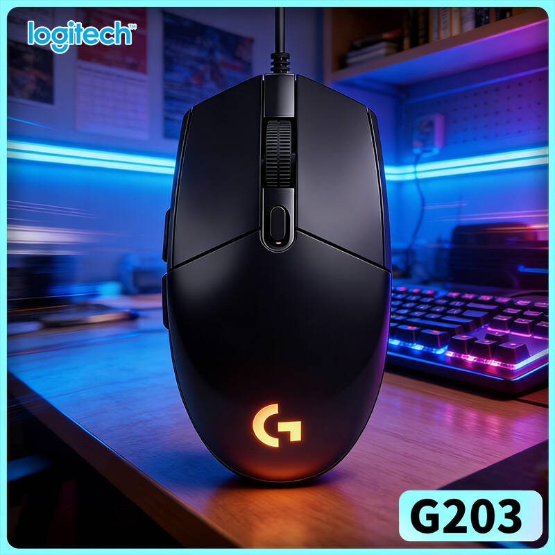 로지텍 G203 라이트싱크 유선 마우스 게이밍-그레이드 - Logitech Mouse G203 리뷰 및 가격